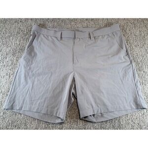 Fabletics One Short Men XXL Grey Recycled Stretch Athletic Golf Shorts